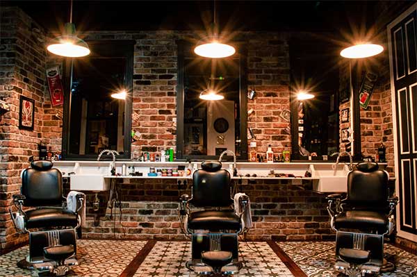 barber shop website content